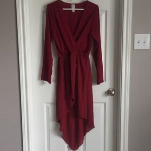 🍁 Topia Burgundy Dress (Large)